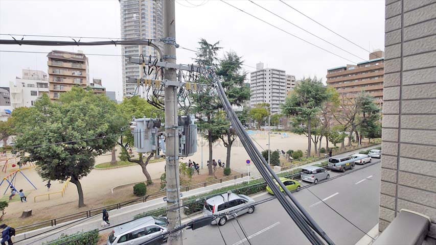 ヴィクトワール神崎※現地3階北東向きの眺望（2020年2月撮影）