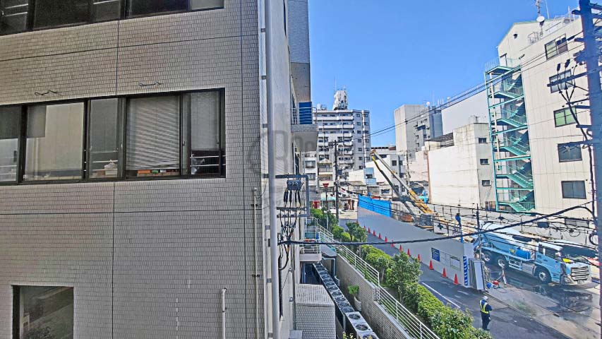 ガーデンコート烏ヶ辻 現地3階北側の眺望（2023年05月撮影）