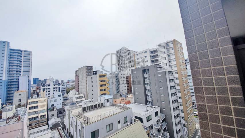 KAISEI江戸堀※現地10階南西向きの眺望（2022年3月撮影）
