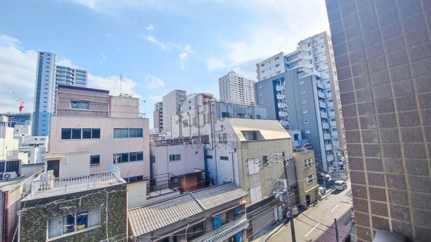 KAISEI江戸堀※現地5階南西向きの眺望（2022年3月撮影）