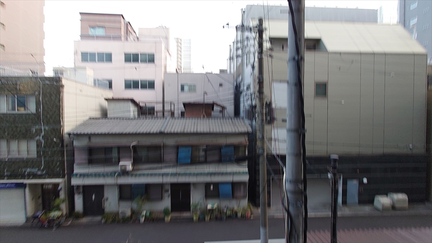 KAISEI江戸堀※現地3階南向きの眺望（2021年2月撮影）