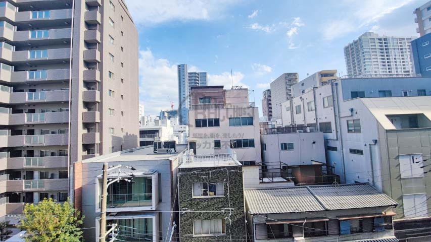 KAISEI江戸堀※現地5階南向きの眺望（2022年3月撮影）
