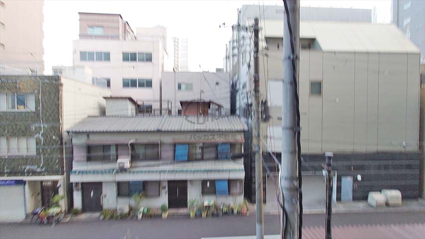 KAISEI江戸堀※現地3階北向きの眺望（2021年2月撮影）