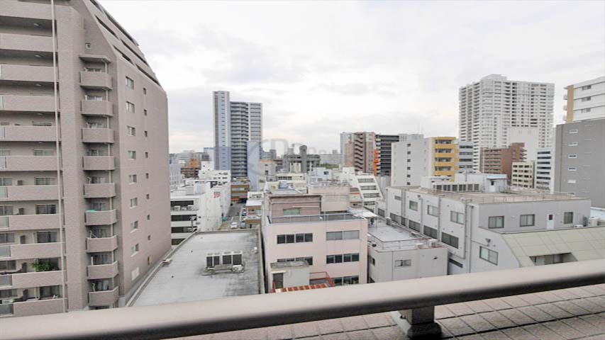 KAISEI江戸堀※現地9階南向きの眺望（2016年3月撮影）