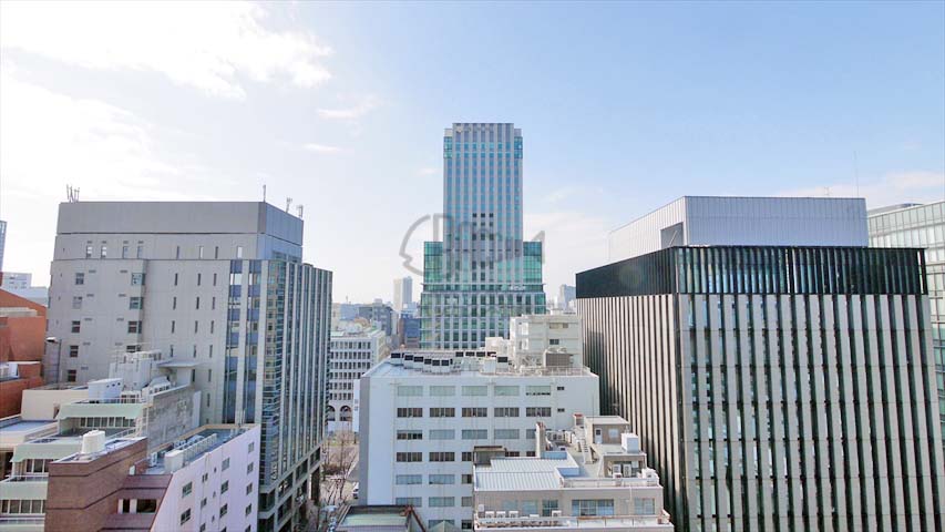リーガルタワー大阪※現地13階西向きの眺望（2020年2月撮影）