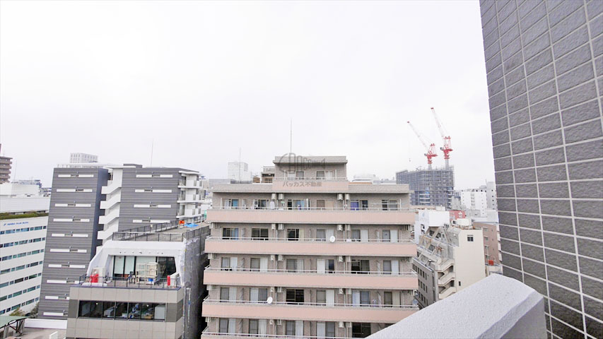 エスライズ堺筋本町※現地14階北向きの眺望（2017年3月撮影）