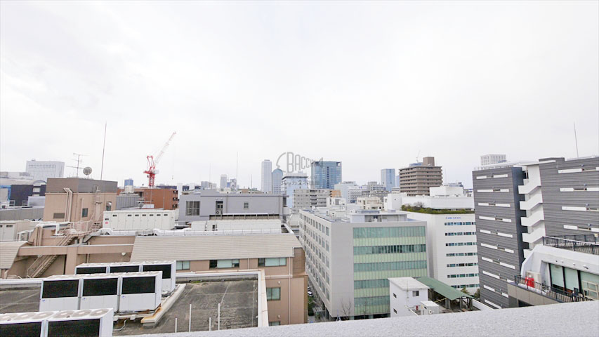 エスライズ堺筋本町※現地14階西向きの眺望（2017年3月撮影）