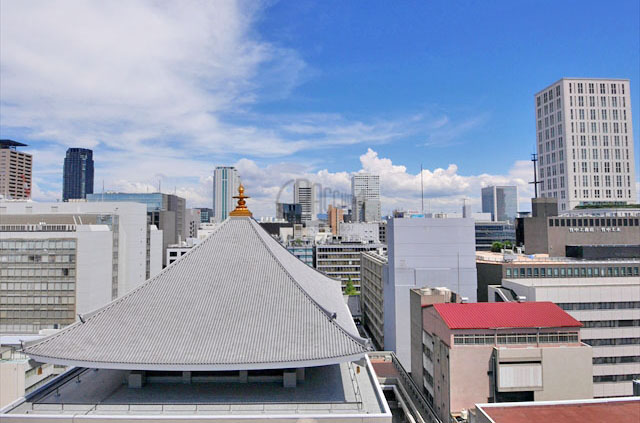 エスライズ御堂筋本町※現地15階東側の眺望（2014年8月撮影）