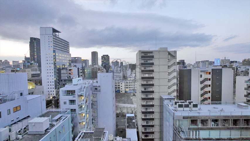 エスライズ東本町※現地14階北向きの眺望（2019年4月撮影）