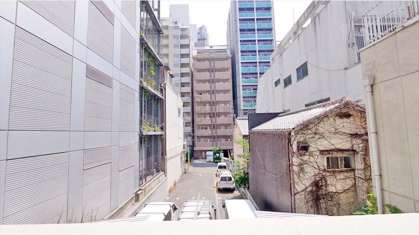 アドバンス大阪城レガーレ※現地2階南向きの眺望（2017年6月撮影）