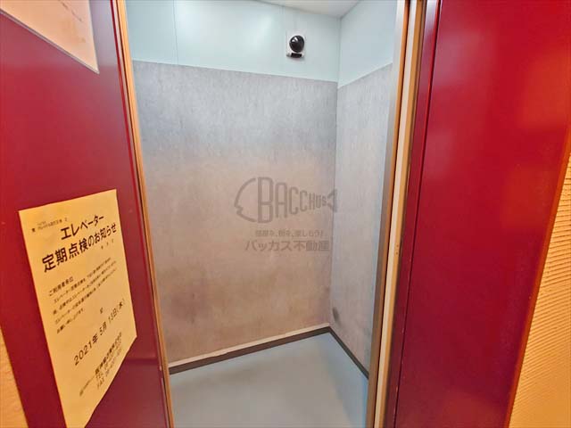 クレイドル四天王寺のエレベーター