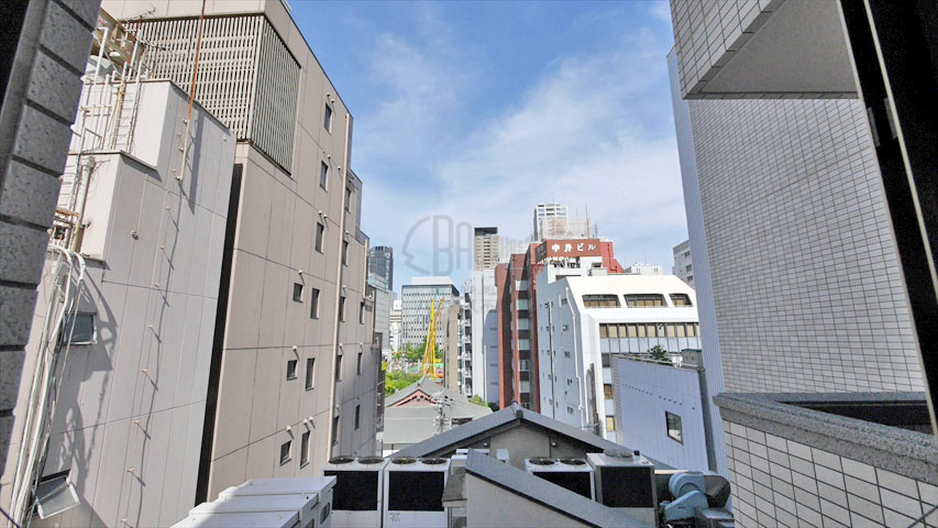 S-RESIDENCE淀屋橋※現地6階東向きの眺望（2017年4月撮影）