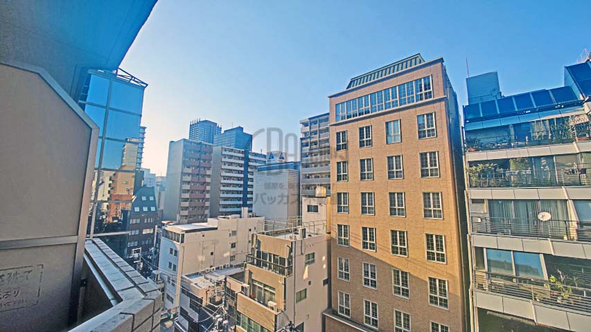 エイペックス大阪城西※現地7階北東向きの眺望（2023年4月撮影）
