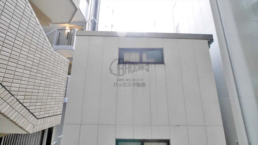 エイペックス大阪城西※現地２階南向きの眺望（2019年11月撮影）