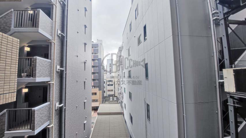 エイペックス大阪城西※現地6階南向きの眺望（2022年12月撮影）
