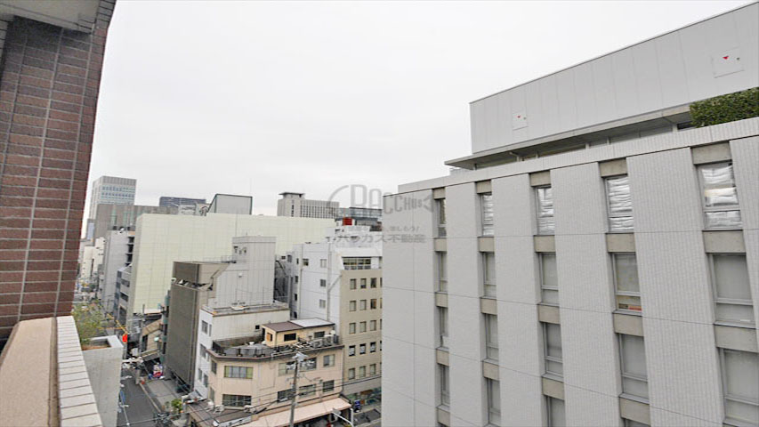 エスキュート平野町※現地8階北東向きの眺望（2014年12月撮影）