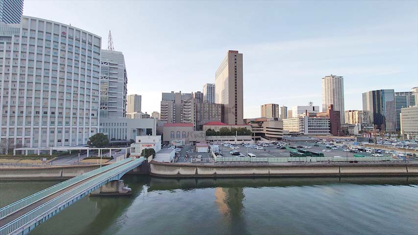 サムティ土佐堀リベラ※現地6階北側の眺望（2021年2月撮影）