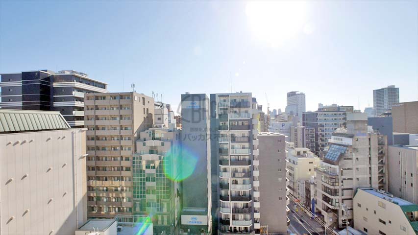 アーバネックス大阪城WEST※現地13階南向きの眺望（2019年11月撮影）
