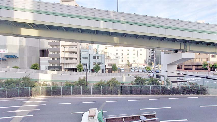 新町レジデンスこうずや（shinmachi Residence Kouzuya)※現地3階東向きの眺望（2021年3月撮影）