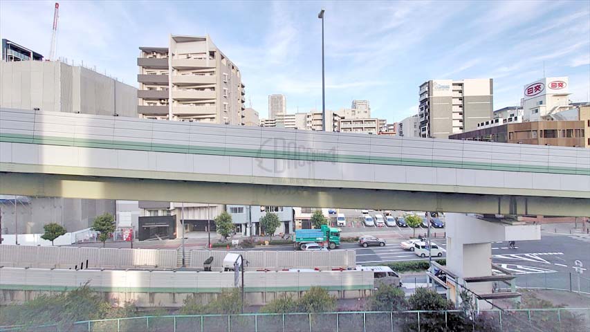 新町レジデンスこうずや（shinmachi Residence Kouzuya)※現地5階東向きの眺望（2021年3月撮影）