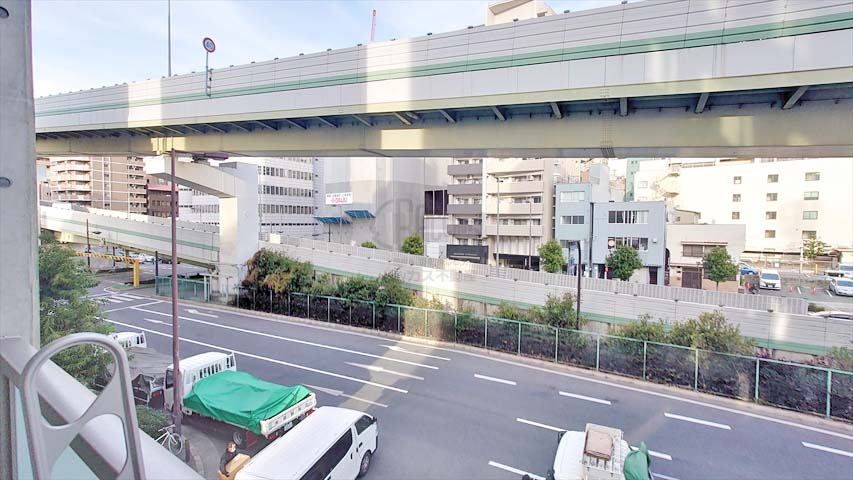 新町レジデンスこうずや（shinmachi Residence Kouzuya)※現地3階北東向きの眺望（2021年3月撮影）
