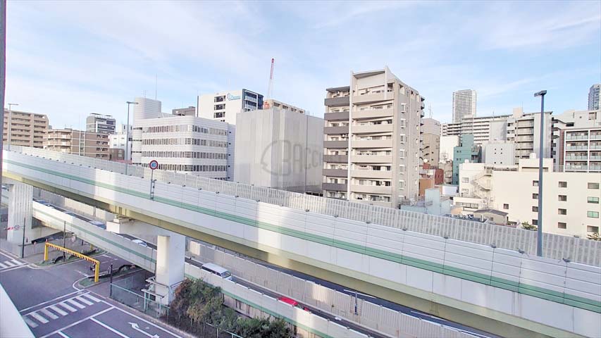 新町レジデンスこうずや（shinmachi Residence Kouzuya)※現地7階北東向きの眺望（2021年3月撮影）