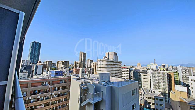 ラシュレ大阪同心の眺望 北東側（13階 2023年6月撮影）