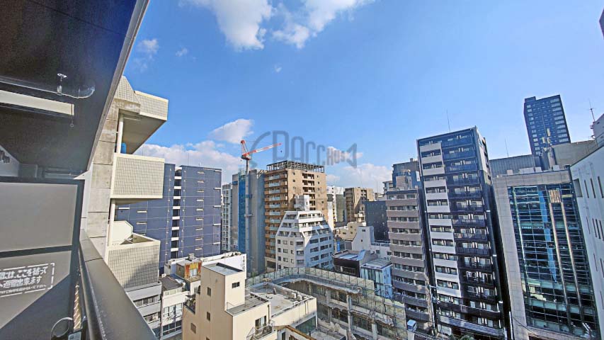 S-RESIDENCE堺筋本町Duex（ドゥー）※現地10階南東向きの眺望（2023年10月撮影）