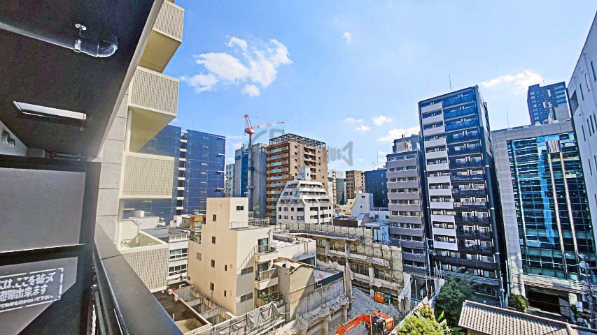 S-RESIDENCE堺筋本町Duex（ドゥー）※現地7階南東向きの眺望（2023年10月撮影）