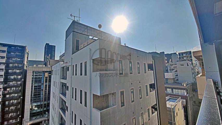 S-RESIDENCE堺筋本町Duex（ドゥー）※現地10階南西向きの眺望（2023年10月撮影）