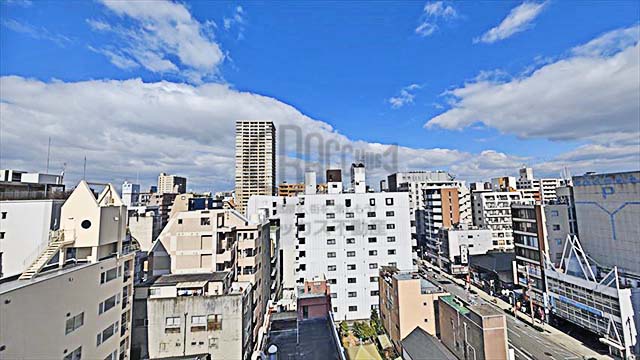 S-RESIDENCE大阪上本町※現地10階北向きの眺望（2024年2月撮影）